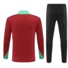 Portugal Sweatshirt Za Trening Četvrt Zip 2024-25 Crvena